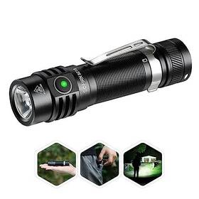 77-sc18 Sofirn Edc Small Rechargeable Flashlight Sc18 1800 High Black Regular Kit