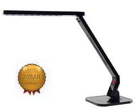 Dl-95th Softech Natural Light Smart Led Lamp With Tilting Head -black 4 Lighting Modes 5-le