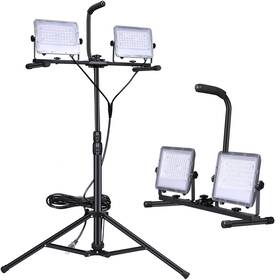 Gzd01 Sohidas Work Lights 21000 Lumen Led With Stand Dual Head Light