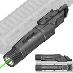Solofish Sl-9076l 1750 Lumens Green Beam Light Combo Is Compatible With Picatinny/mlok