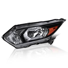 2lh-hrv15gb-l-rs Spec-d Tuning Left Driver Side Glossy Black Headlight Compatible With 2016-20