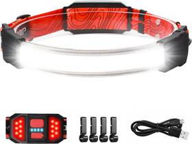 Spriak 313105544509 Led Headlamp 1000 Lumens 230 Wide Beam Usb Rechargeable Waterproof