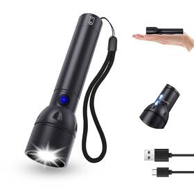Spriak-k2503 Spriak Usb C Rechargeable Flashlight High Lumens -800l Super Bright Flash Light With