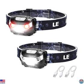 B07wp393cs Stanley Rechargeable Led Headlamp 2-pack - Super Bright 5 Modes Waterproof Usb Cable