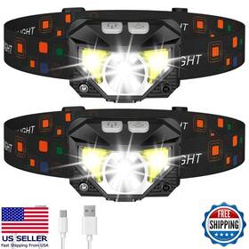 B08d66hcxw Stanley Ultra-light Led Headlamp 2-pack Rechargeable Waterproof 8 Modes Motion