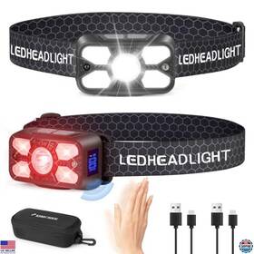 B0cm95fs2p Stanley 2 Pack Rechargeable 2500 Lumen Led Headlamp 14 Modes Usb-c Waterproof