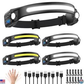 B0d2h7r54p Stanley Rechargeable 5-pack Led Headlamps 230 Wide Beam Motion Sensor 5 Modes