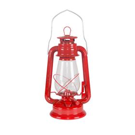 Stansport 214129860654 12 Inch Hurricane Lantern Red Kerosene Camping Lamp