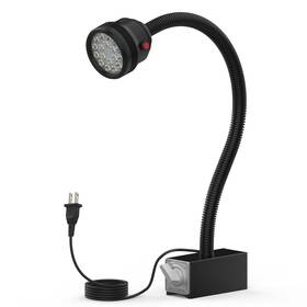 S2-mag Stastrstu Magnetic Work Light 18w Machine With 12t Base 1800 Lumens Flexible Lath