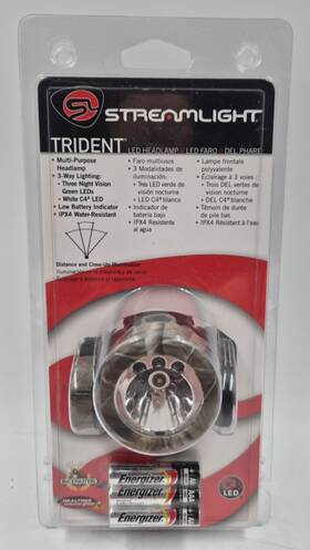 610055 Streamlight 080926610705 Trident Multi-purpose Led Headlamp Flashlight Hardhat Strap