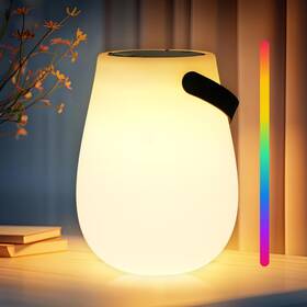 C.18.lv-321-rgb Strmaiyu Portable Solar Lamp Handheld Rechargeable Led Light With 8 Color Chang