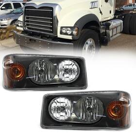 Gu713 Suenos 3050 Headlight Assembly Fit For Mack Granite Halogen Headlamp Compat