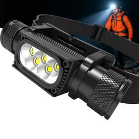 H35-30 Sulitcamp Rechargeable Led Headlamp - 1600 Lumens Usb-c Utra Durable Shockproof And