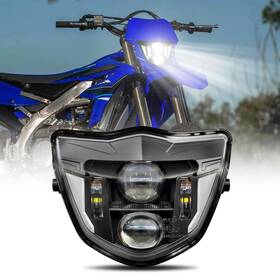 Ymhh426z Sumhitic Dirt Bike Headlight Led Motorcycle Headlamp Kit With Drl Fit For 2013-2023 Ya