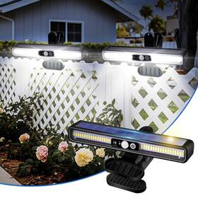 Sunohe Sh-sl0003w1-2 Clip On Solar Motion Sensor Lights Outdoor Waterproof With 36 Leds 1 Pack So