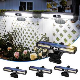 Sh3w4 Sunohe Clip On Solar Motion Sensor Lights Outdoor Waterproof With 36 Leds 4 Pack So