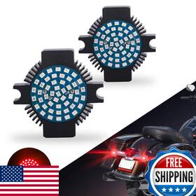 Sunpie B07wqg9rvw Motorcycle Led Lights Blinkers Reverse Light 1156 Red Compatible Harley