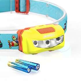 Sunrei 767793023752 Led Headlamp Flashlight For Kids Christmas Gift Camping Kid / Yellow
