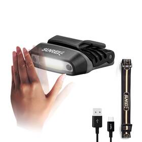 Su-h150 Sunrei Rechargeable Motion Sensor Clip On Led Hat Light With 150 Lumen And 600