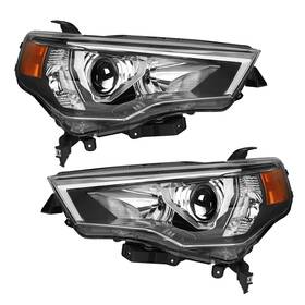 10014027 Supapro Headlight Fit For 2014 2020 Toyota 4runner A Pair Of Halogen Headlamp Repl