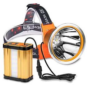 Superbright Bright Portable Rechargeable Headlight Powerful Led White Light