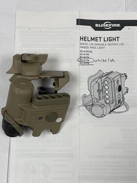 1-b-tn Surefire Hl Helmet Light Blue/white Ir Iff Beacon