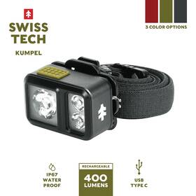 33623g Swiss Tech 400 Lumen Mini Led Faro Y Luz De Tapa Ip67 Impermeable 0.22 Libras Gris