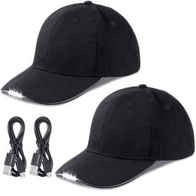 B08m3bmww1 Syhood 2pc Led Baseball Cap Flashlight Hat Hands-free For Outdoor Activities