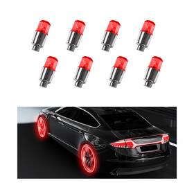 Sylvil-1478tv Sylvil 8 Pcs Led Tire Valve Stem Cap Lights Waterproof Motion Tyre Spoke For