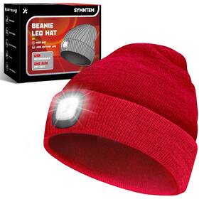 B0df77vpgk Symntem Unisex Led Beanie Hat With Light Rechargeable Headlight Usb Cap