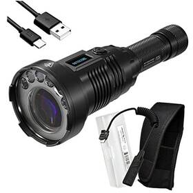 1804 Sysmax P35i Lep Flashlight 3000 Lumen Yards Long Throw Usb-c Rechargeable With