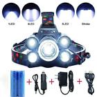 T6r5 Jasmoc Led Headlamp Lumens Modes Waterproof Flashlight Headlight 601948133616