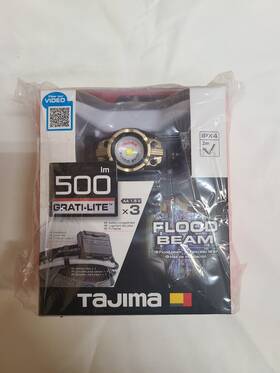 Tajima Le-502d Grati-lite Flood Beam Headlamp New In Box