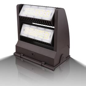 Tanlite 765169876193 Led Rotatable Wall Pack 120w 16 200 Lumen 5000k With Two Adjustable Head 5