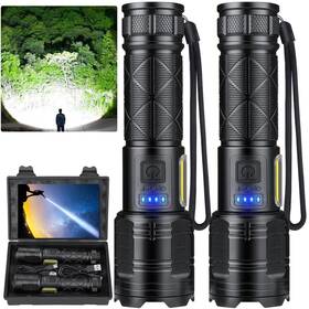 G2308 Taoquwe Rechargeable Led Flashlights High Lumens 99 000 Lumen Super Bright Flashligh