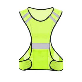 Tcpb-01 Tccfcct Reflective Running Vest High Visibility Gear With Large Pocket