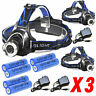 Td01 Unbranded Led Tactical Headlamp Torch Zoomable Charger