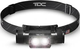 Tdc 070002048527 Led Rechargeable Headlamp 1000 Lumens - Professional Waterproof Head Lamp Wit