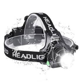Cl18t6 Tecfassist Camping Headlamp Rechargeable T6 Super Bright Led Head Light Forehead 3