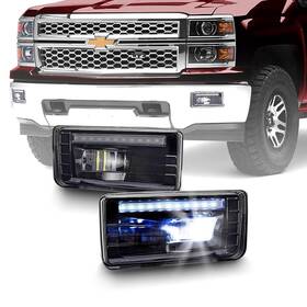 Tecoom 788391017608 Led Fog Lights With Daytime Running Lamps Assembly Kit Fit For 2007-20
