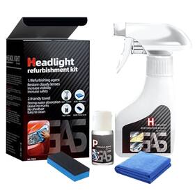 Lv908 Teqnizo Automotive Headlamp Restoration Fluid Kit 2025 New Headlight