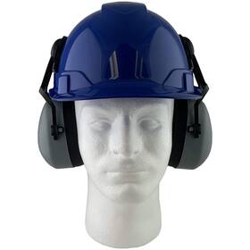 Texas America Safety Company 703123830515 Ridgeline Cap Style Helmet With Earmuff Attachment Included - Blue Har