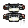 Tg-t12601 Lhknl Rechargeable Lumen Super Bright Motion Sensor Head Lamp Flashlight