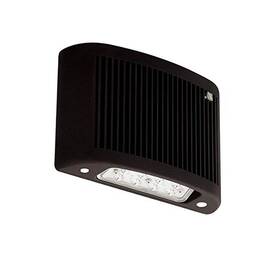 Lpw-15-4k-em-ns The Lighting Source Lpw-15-4k-em-ns- Led Emergency Wall Pack With Photocell And Battery Backup - Black Finish