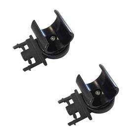 Thtrht 717331317645 2 Pack Hard Hat Flashlight Mount Clip Side Slot Insert Adapter Clamp Bracket