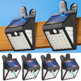 Mdc15044 Thumok Clip On Solar Lights Outdoor Motion Sensor 72leds 600lm
