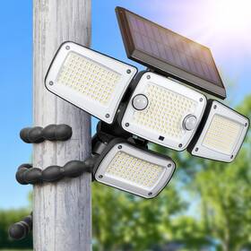 Mdc150484 Thumok 342leds Solar Motion Lights Outdoor 2000lm Flood Security Light With Remote C