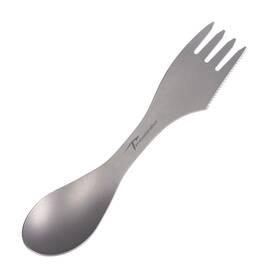 Timberbrother 707152654838 Titanium Spork 3in1 For Camping Hiking Fishing And Any Outdoor Activities