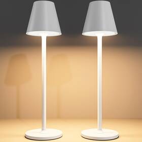 Timjorman 761426211448 2 Pack Led Cordlesstable Lamp 4000mah Rechargeable Battery Desk 3 Level