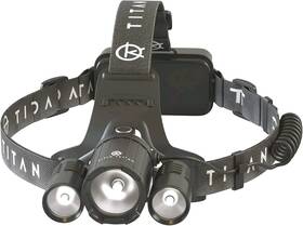 Titan Action 860205000706 Super Bright Rechargeable Led Headlamp Flashlight Torch Usb Car And Wall Charger